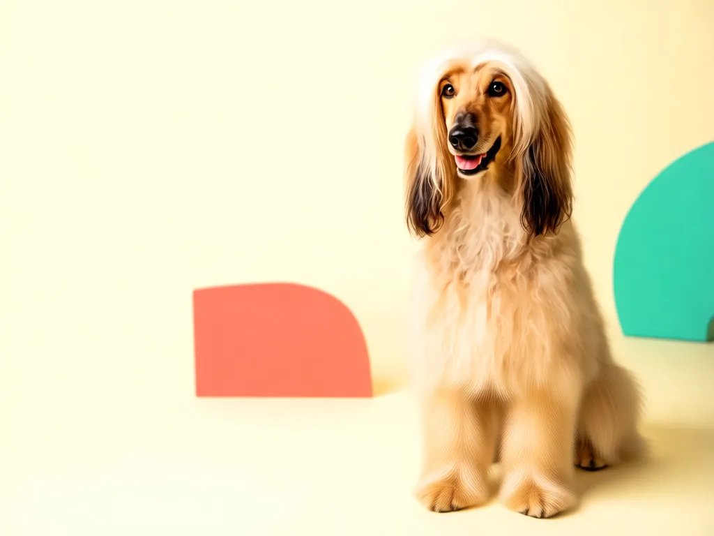 Afghan Hound dog name generator visual