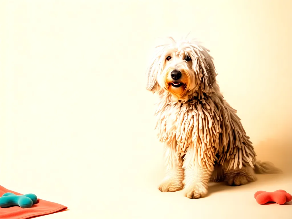 Komondor dog name generator visual